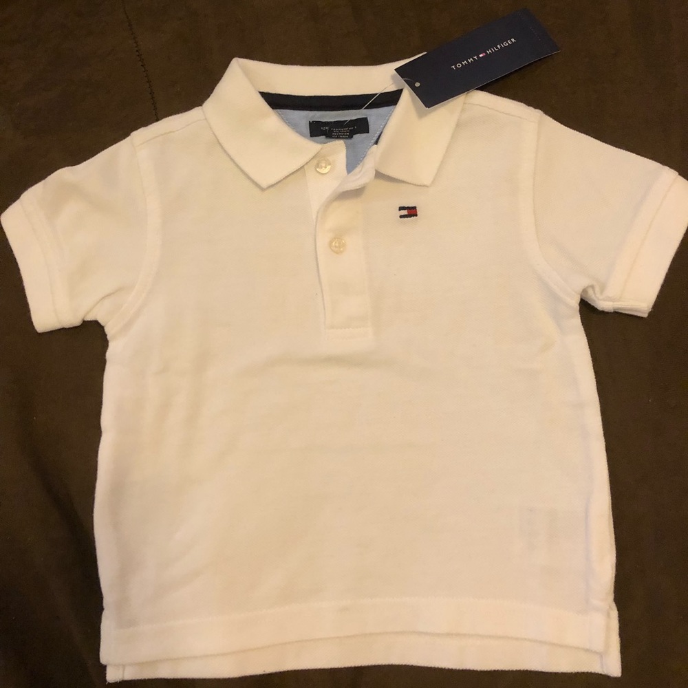 Tommy Hilfiger white polo shirt NWT